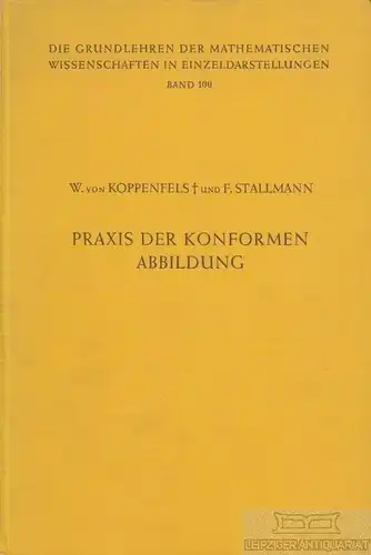 Buch: Praxis der konformen Abbildung, Koppenfels. 1959, Springer Verlag
