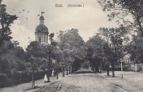 AK Buch. Dorfstraße. ca. 1910, Postkarte. Serien Nr, ca. 1910, Verlag R. Junge