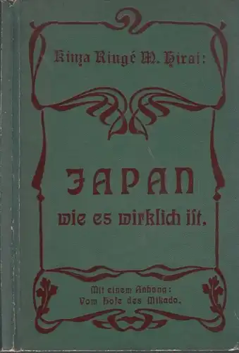 Buch: Japan, wie es wirklich ist, Hirai, Kinza Ringe M, gebraucht, gut