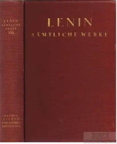 Buch: Materialismus und Empiriokritizismus - Kritische Bemerkungen über... Lenin
