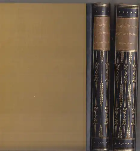 Buch: Soll und Haben, Freytag, Gustav. 2 Bände, 1913, Verlag S. Hirzel