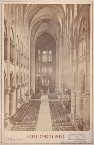 Fotografie E. Dontenvill, Paris - Notre Dame de Paris, Fotografie. Fotobild