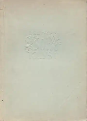 Buch: Deutsche Volkskunst, Kühn, Werner u. Adolf Spamer. 1952, gebraucht, gut