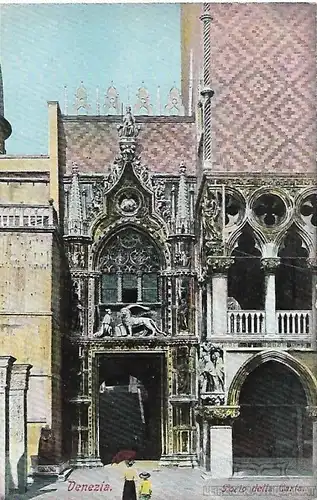 AK Venezia. Porto della Carta. ca. 1908, Postkarte. Ca. 1908, gebraucht, gut