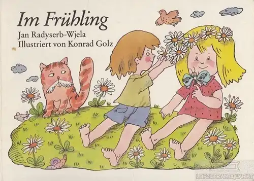 Buch: Im Frühling, Radyserb-Wjela, Jan. 1988, VEB Domowina Verlag