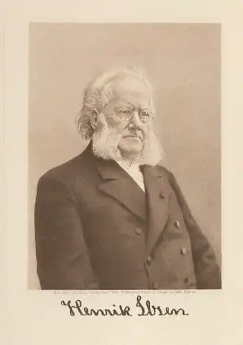 Buch: Sämtliche Werke, Ibsen, Henrik. 5 Bände, 1907, S. Fischer, Verlag