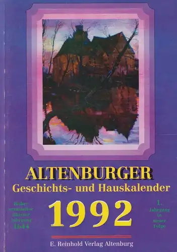 Buch: Altenburger Geschichts- und Hauskalender, 1991, E. Reinhold Verlag