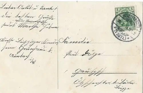 AK Leipziger Kinderheim Grünhaide bei Auerbach i.V.. ca. 1914, Postkarte