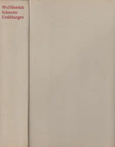 Buch: Die Erzählungen, Schnurre, Wolfdietrich, 1966, Walter-Verlag, gut