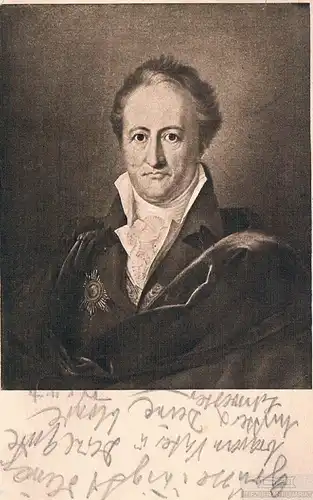 AK Goethe. ca. 1914, Postkarte. Serie 115: 12 Goethe-Portrais Nr. 1449, 1914