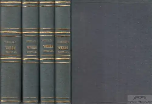 Buch: Nachlese zu Schillers Werken, Hoffmeister, Karl. 4 Bände, 1858