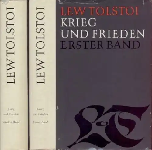 Buch: Krieg und Frieden, Tolstoi, Lew. 2 Bände, Gesammelte Werke in 20 Bänden