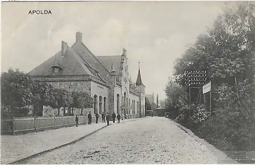 AK Apolda. ca. 1908, Postkarte. Serien Nr, ca. 1908, Verlag Walkhoff & Hinze