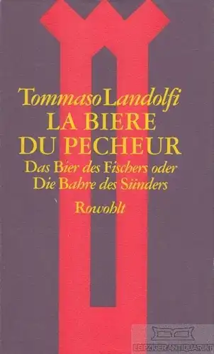 Buch: La Biere Du Pecheur, Landolfi, Tommaso. 1994, Rowohlt Verlag