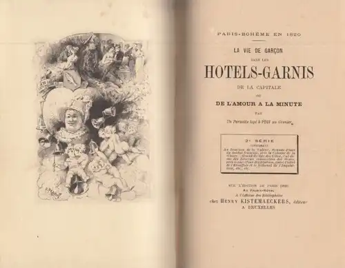 Buch: La vie de garcon dans les hotels garnis de la capitale. 4 in 1 Bände, 1820