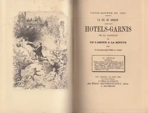 Buch: La vie de garcon dans les hotels garnis de la capitale. 4 in 1 Bände, 1820