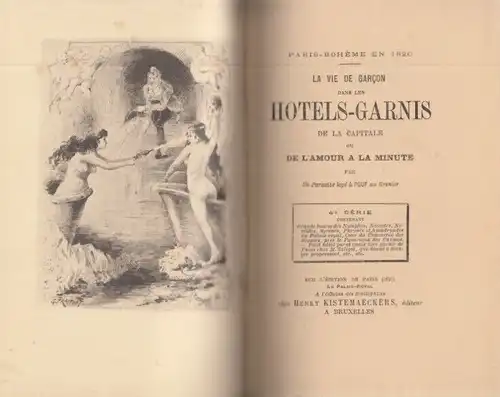 Buch: La vie de garcon dans les hotels garnis de la capitale. 4 in 1 Bände, 1820