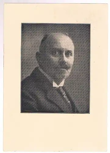 Gustav Schröer. Autogrammkarte. Signiert. 1931, Autogrammkarte. 1931
