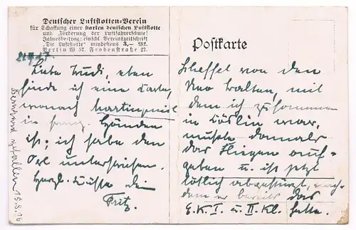 AK Erfolglose Beschießung einer deutschen Taube. Postkarte, ca. 1916