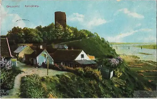 AK Graudenz. Schloßberg. ca. 1920, Postkarte. Ca. 1920, gebraucht, gut