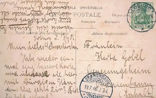 AK Hübsches junges Fräulein, Postkarte. Nr. 1415, ca. 1906, Fotograf H. Manuel