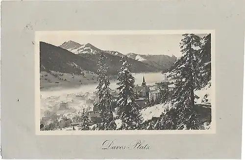 AK Davos Platz. ca. 1911, Postkarte. Serien Nr, ca. 1911, Verlag Wehrli