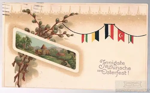 AK Innigste Wünschen zum Osterfest!, Postkarte. Osterkarte. Nr. 7570