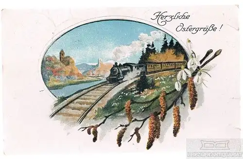 AK Herzliche Ostergrüße!, Postkarte. Osterkarte. Nr. 1838, ca. 1920
