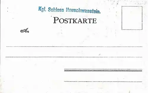 AK Gruss von Neuschwanstein. Kgl. Schloss Neuschwanstein... Postkarte. Se 276505