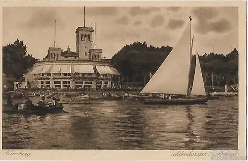 AK Hamburg. Uhlenhorster Fährhaus. ca. 1914, Postkarte. Serien Nr, ca. 1914