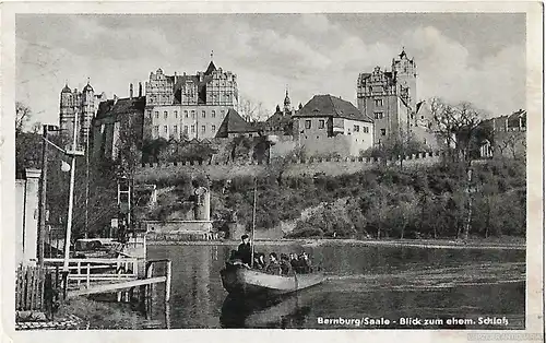 AK Bernburg. Saale. Blick zum ehem. Schloß. ca. 1960, Postkarte. Serien Nr