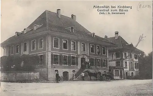 AK Alchenflüh bei Kirchberg. Gasthof zum Bären. Inh. A. Steinmann... Postkarte