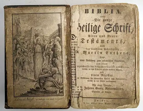 Biblia: Die ganze Heilige Schrift Alten und Neuen Testaments, Luther, ca. 1806