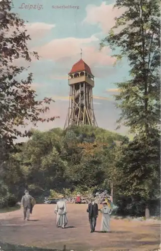 AK Leipzig. Scherbelberg, Postkarte. Nr. 4988, Verlag Louis Glaser