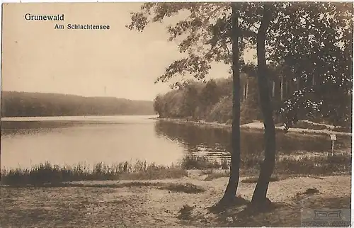 AK Grunewald. Am Schlachtensee. ca. 1911, Postkarte. Ca. 1911, gebraucht, gut