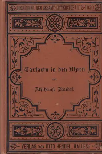 Buch: Tartarin in den Alpen. Alphonse Daudet, Otto Hendel Verlag, Held Tarascon