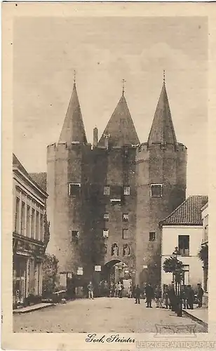 AK Goch. Steintor. ca. 1916, Postkarte. Serien Nr, ca. 1916, gebraucht, gut