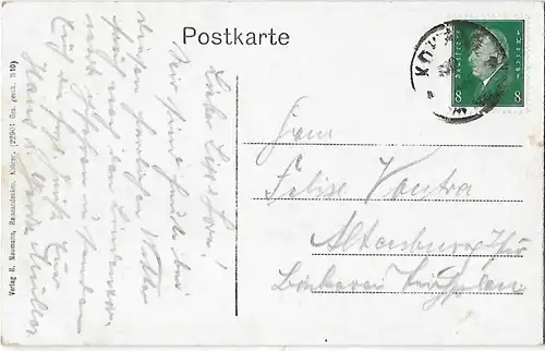 AK Kohren. Gruss von dem Lindenvorwerk. ca. 1930, Postkarte. Serien Nr, ca. 1930