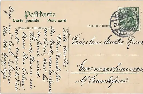 AK Halle a.S. Francksche Stiftungen. ca. 1906, Postkarte. Ca. 1906