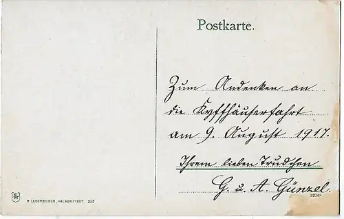 AK Der Kyffhäuser. Denkmal m. Sommer- u. Winterwirtschaft. ca. 1917, Postkarte