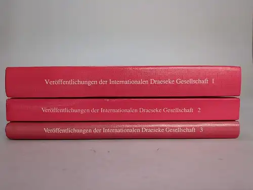 Veröffentlichungen der Internationalen Draeseke Gesellschaft 1-3, Schröder