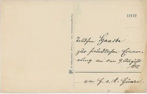 AK Kyffhäuser. ca. 1912, Postkarte. Ca. 1912, Verlag Löffler & Co