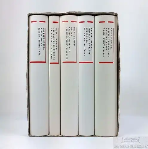 Buch: Bibliothek des 18. Jahrhunderts. 5 Bände, Moritz. 5 Bände, ca. 1996
