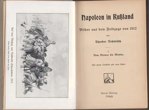Buch: Napoleon in Russland, Rethwisch, Theodor, Turm-Verlag., guter Zustand