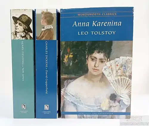 Buch: Anna Karenina / David Copperfield / Tom Jones, Tolstoy. 3 Bände, 1999