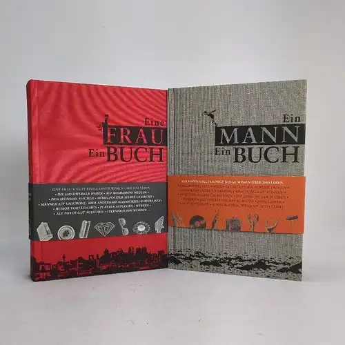 2 Bücher: Eine Frau Ein Buch / Ein Mann Ein Buch. Blümner, Augustin u.a., SZ