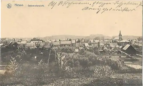 AK Hirson. Gesamtansicht. ca. 1915, Postkarte. Ca. 1915, Verlag Georg Stilke