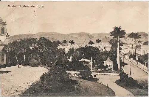 AK Vista de Juiz de Fora. ca. 1913, Postkarte. Serien Nr, ca. 1913