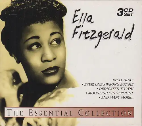 CD-Box: Ella Fitzgerald - The Essential Collection, 3 CD Set, 1999, Cosmopolitan