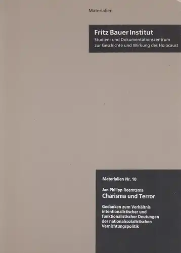 Buch: Charisma und Terror, Reemtsma, Jan Philipp, 1994, Gedanken und Verhältnis